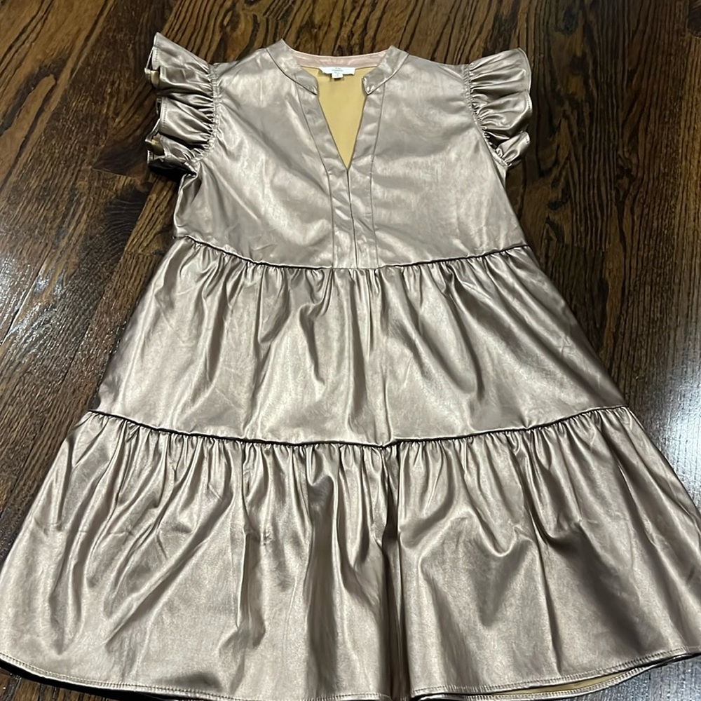 Metallic gold dress. Women’s size small.